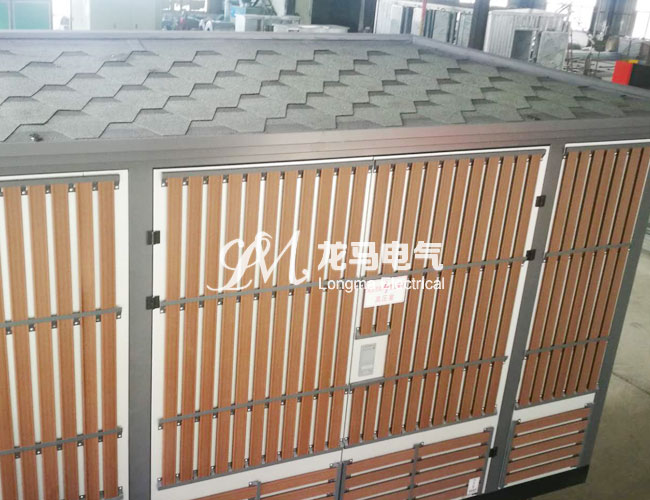 歐式敷鋁鋅掛木條景觀箱變 歐式敷鋁鋅掛木條景觀箱變